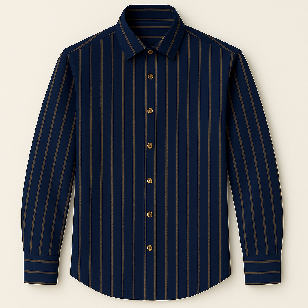 Luxury Royal Blue Dress Shirt