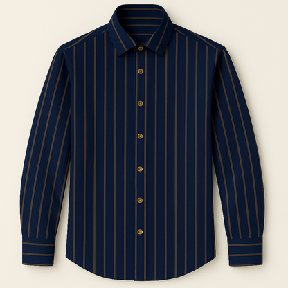 Luxury Royal Blue Dress Shirt
